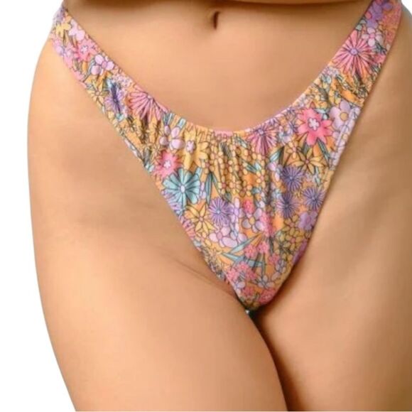 Blackbough Misha Scrunched Cheeky Bottoms  In Wonderland New Size XL - Picture 1 of 6
